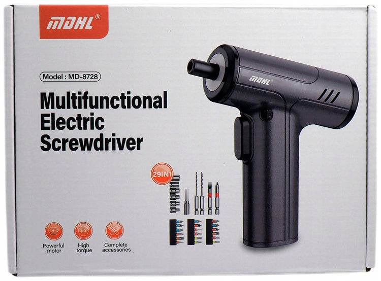 MDHL Rechargeable Electric Screwdriver Set – with Accessories MD-8728