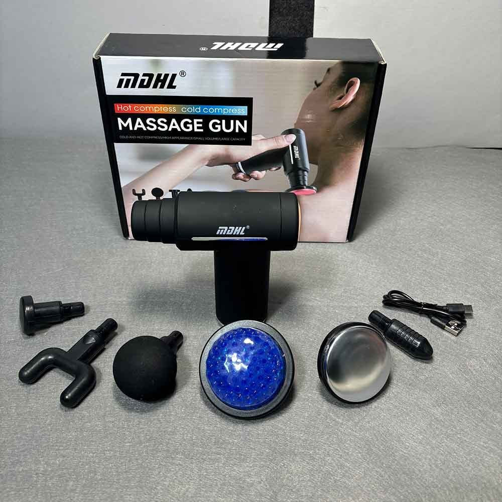 MDHL XY-17 Massage Gun – 6-in-1 Hot & Cold Therapy Deep Tissue Massager