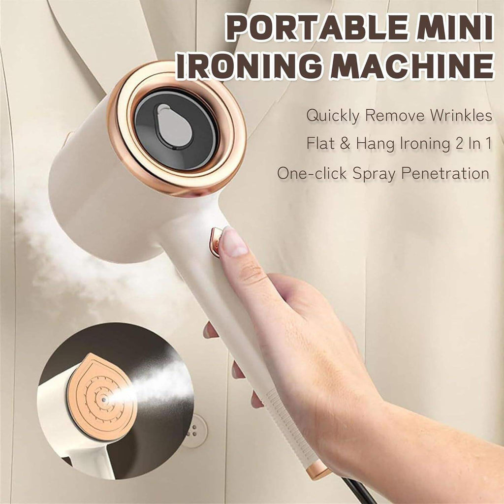 MDHL Portable Steam Iron – Mini Travel Iron with Titanium Panel & Water Spray MD-GT-01