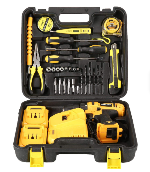 MDHL Lithium-ion Cordless Drill Machine & Hand Tools Set - LDWZ-002