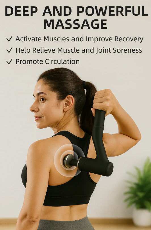 MDHL MD-XY-18 Warm Compress Massage Gun – Deep Tissue Hot & Cold Therapy Massager